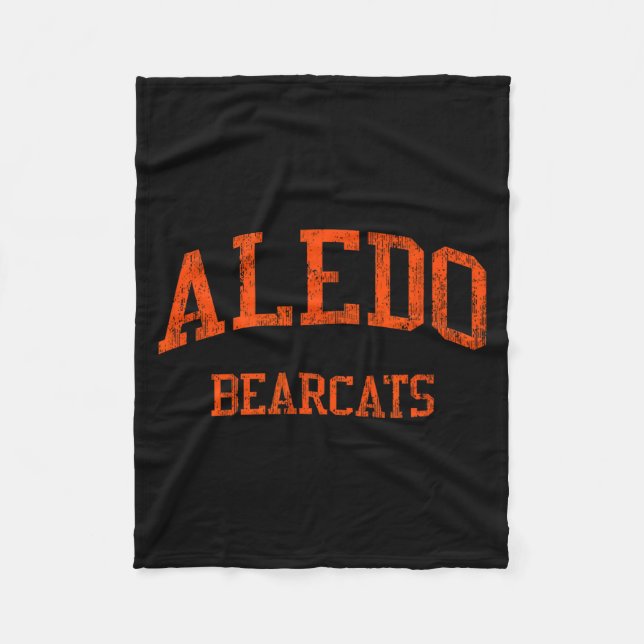 Minimal Aledo High School Hs Tx Fleecedecke (Vorderseite)