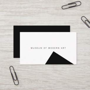 Minimal-Angle-Front und Solid-Back-Business des Mu Visitenkarte