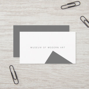Minimal-Angle-Front und Solid-Back-Business des Mu Visitenkarte