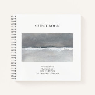 Minimal Art Show Ausstellung Gästebuch Notizbuch
