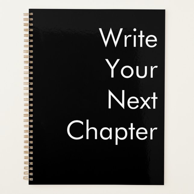 Minimal Author's Journal Planer (Vorderseite)