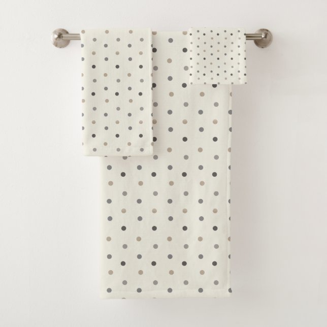 Minimal Beige & Gray Baby Towel Set (Insitu)