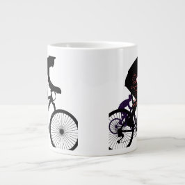 Minimal Bicycle Art Jumbo-Tasse
