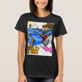 Minimal Bike Art Graphic – Modern Motorcycle T-Shirt