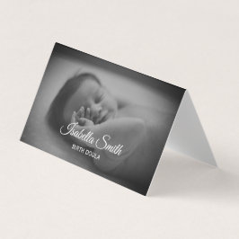 Minimal Birth Doula Newborn Care Design Visitenkarten