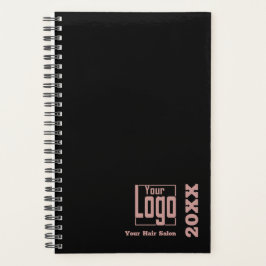 Minimal Black Pink Hair Stylist Terminkalender Planer