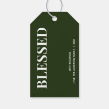 Minimal BLESSED | Waldgrüne Feiertage