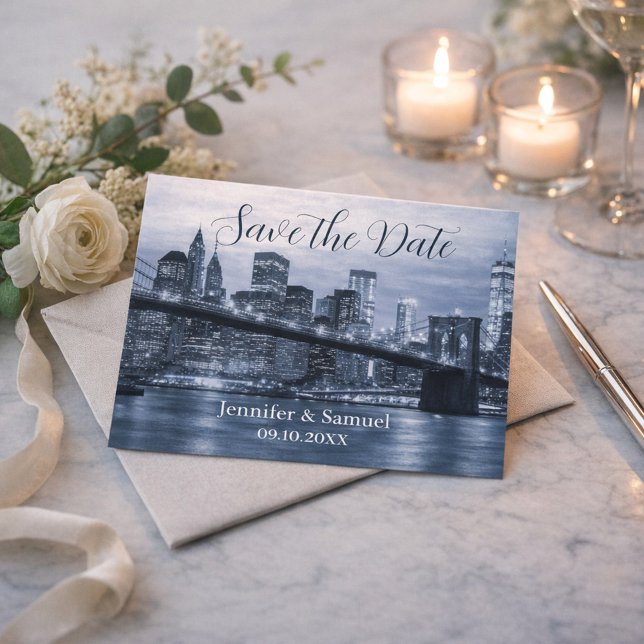 Minimal Blue NYC Design (Von Creator hochgeladen)