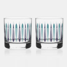 Minimal Blue Retro Inspiriert