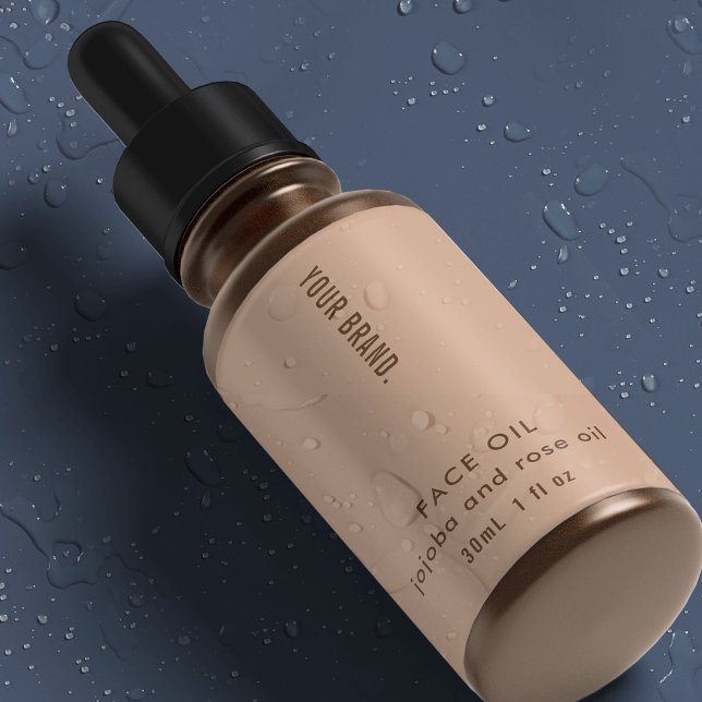 Minimal Boho 1oz 30ml Cosmetic Bottle Waterproof Etiketten (Von Creator hochgeladen)