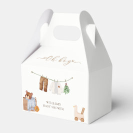 Minimal Boho Boy Clothes Kinderdusche Geschenkschachtel