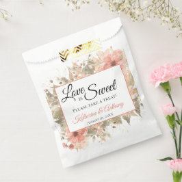 Minimal Boho Floral Wedding Gastgeschenk Hochzeit  Geschenktütchen