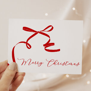 Minimal Bow Frohe Weihnachten