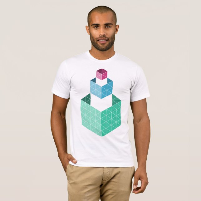 Minimal Boxes T-Shirt (Vorne ganz)