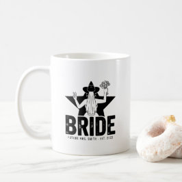 Minimal Bride Floral Kaffeetasse