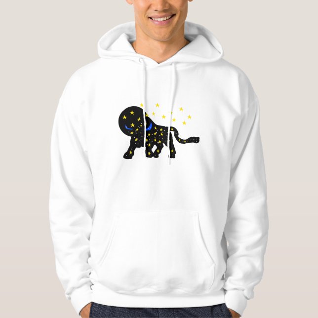 Minimal Bull Zodiac Mark – Calm Earth Sign Gift Hoodie (Vorderseite)