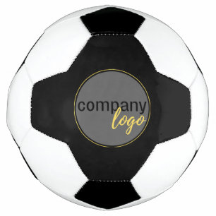 MINIMAL BUSINESS LOGO COMPANDING BLACK FUßBALL