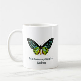Minimal Butterfly Logo Eleganter Schönheitssalon Kaffeetasse