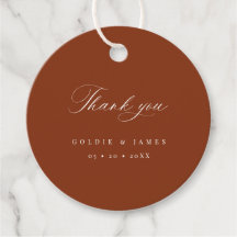 Minimal Calligrafy Wedding Danke Ihnen für Tags