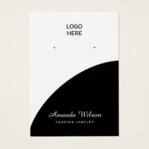 Minimal Chic Eleganter Schmuckkarte