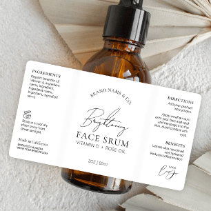Minimal Chic Logo Serum 2OZ Tropferpumpe Flasche