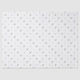 Minimal Christmas Pattern, Scandinavian Pine Seidenpapier