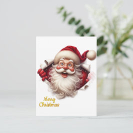 Minimal Christmas Postcard | Line Art Tree | Kalir Feiertagspostkarte