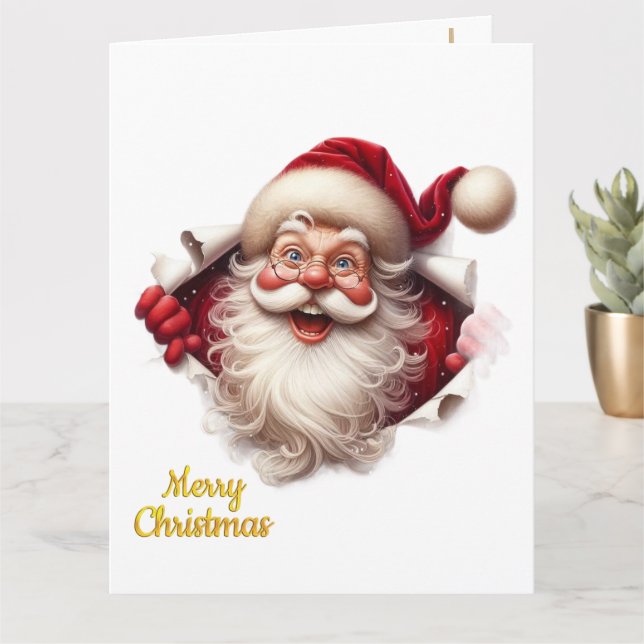 Minimal Christmas Postcard | Line Art Tree | Kalir Karte (Kleine Pflanze)