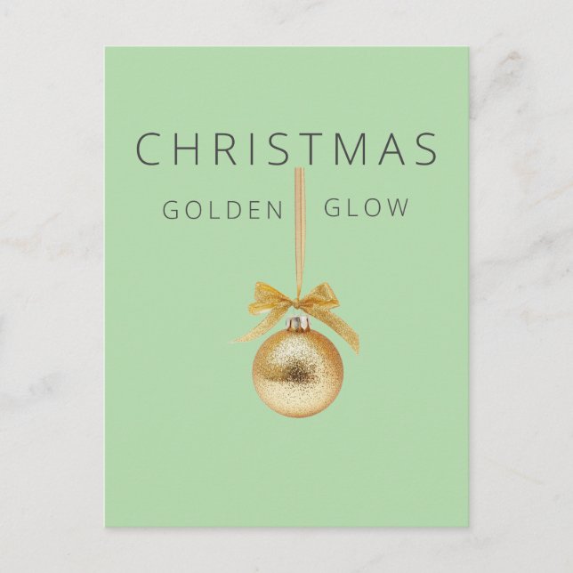 Minimal Christmas Postcard | Line Art Tree | Kalir Postkarte (Vorderseite)