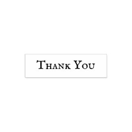 Minimal Classic “Thank You” Permastempel