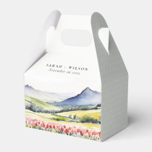 Minimal Country Spring Blumenlandschaft Hochzeiten Geschenkschachtel
