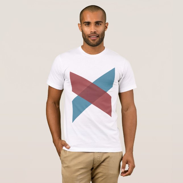 Minimal Crossing T-Shirt (Vorne ganz)