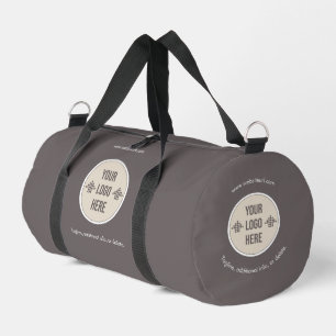 Minimal Custom Company Logo Business Duffle Bag