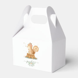 Minimal Cute Squirrel wildlife farm forest animal Geschenkschachtel