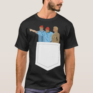 Minimal das Leben Aquatic mit Steve Zissou Poster T-Shirt