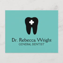 Minimal Dentist Logo Light Aquamarin Dental Office Flyer