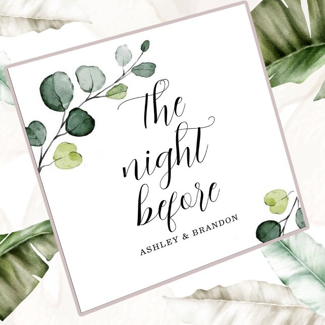 Minimal die Nacht vor Napkins Serviette (Von Creator hochgeladen)