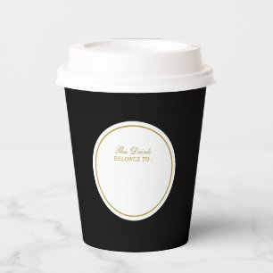 Minimal Dieser Drink gehört zu Benutzerdefinierter Pappbecher