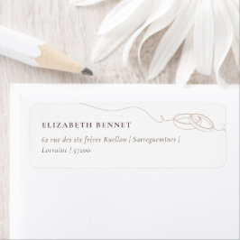 Minimal einfache Hochzeitsraten | Rosa Farbe