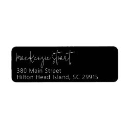 Minimal einfaches, elegantes Script-Rücksendeadres