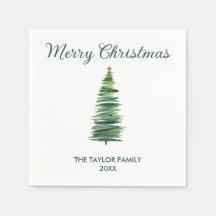 Minimal einfaches Weihnachtsbaumpapier