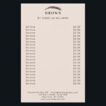 Minimal elegant Augenbrauen Flyer<br><div class="desc">Personalisierender Flyer mit Augenbraue Illustration.Perfekt für Augenbrauen & Makeup Artisten, Friseure und Kosmetiker. Editiere dein Produkt in Minuten in dem du deine Daten hinzu füg. Über "weiteres personalisieren" kannst Du Schriftart/Farbe/Position verändern.</div>