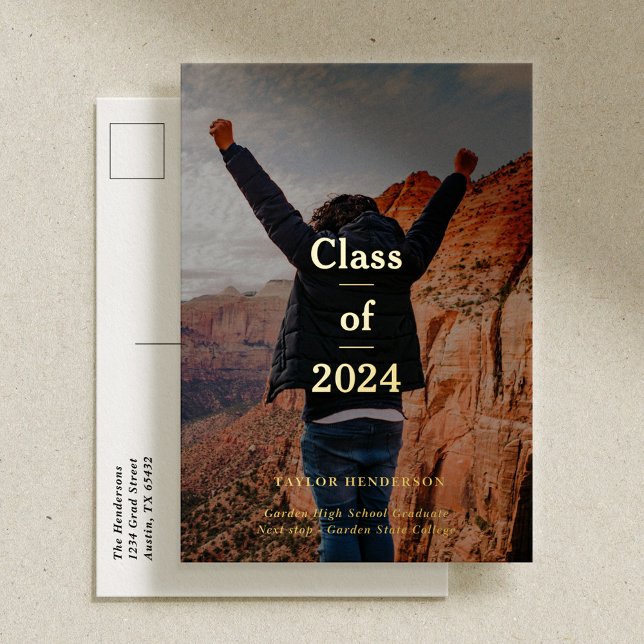 Minimal Elegant Grad Ankündigung (Von Creator hochgeladen)