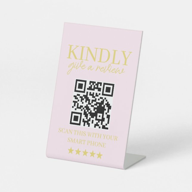 Minimal Elegant Salon Social Media Display  Sockelschild (Vorderseite)