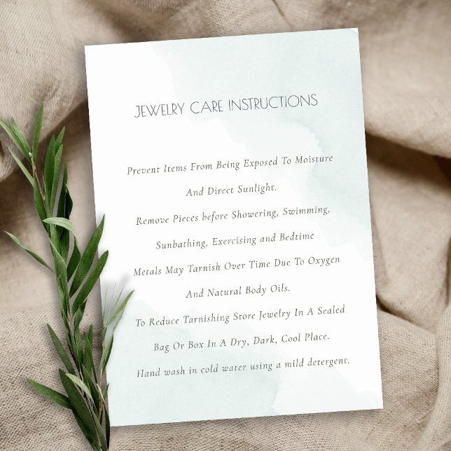 Minimal Elegante Aqua Blue Aqua Visitenkarte (Von Creator hochgeladen)