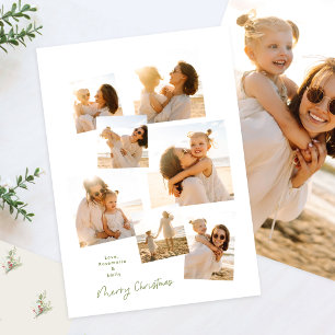 Minimal Elegante Weihnachten Multi 8 Foto Album