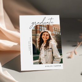 Minimal eleganter zweiseitiger Abschluss mit zwei  Einladung