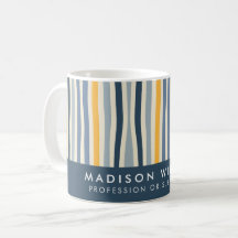 Minimal farbige Tasse des Kaffees