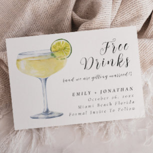 Minimal Foto lustige Hochzeit retten das Datum Einladung