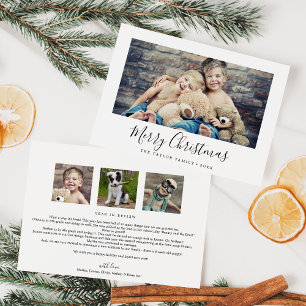 Minimal frohe Weihnachten Jahr in Überprüfung Land